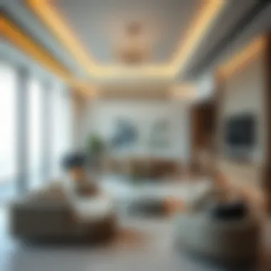 Interior design highlighting elegance and sophistication in Orchid Residence Al Jaddaf