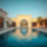 Elegant private pool design in a luxurious backyard