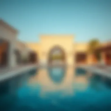 Elegant private pool design in a luxurious backyard