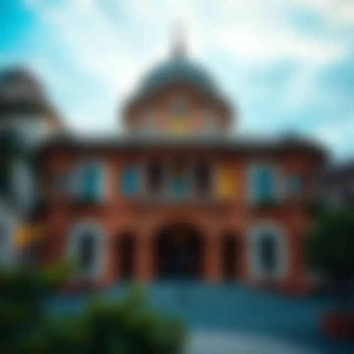 Historical architecture in قرية ساس النخل reflecting its rich cultural heritage