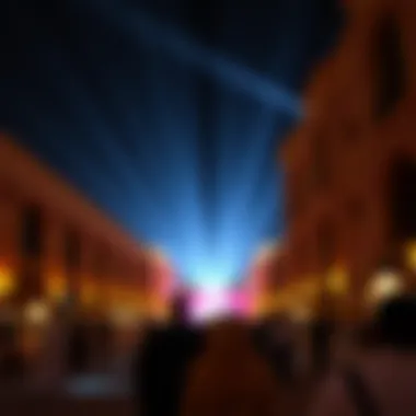 A cultural event taking place at Qasar Al Watan