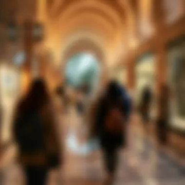 Visitors exploring the educational exhibits at Qasar Al Watan