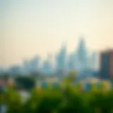 Sharjah Skyline: A Blend of Tradition and Modernity Panoramic view of Sharjah skyline showcasing modern architecture