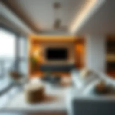 Modern Living Space in Marina Modern living space showcasing a room for rent in Marina