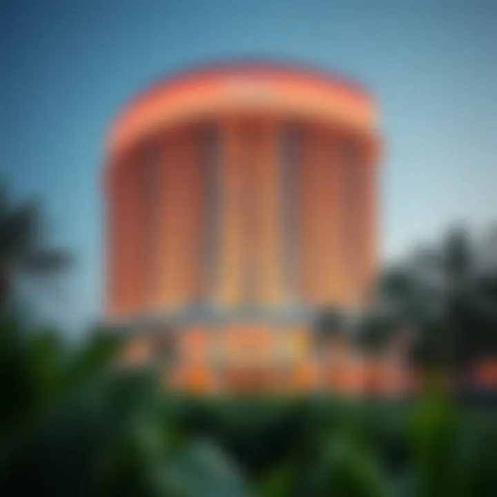 Rose Building Architecture Stunning exterior view of Rose Building in Al Barsha