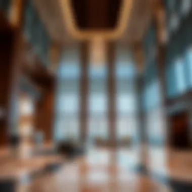 Rose Building Lobby Luxurious lobby of Rose Building showcasing modern design