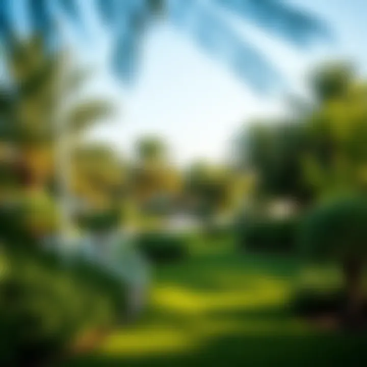 Green Space in the Heart of Sabis Khalifa City Community park in Sabis Khalifa City filled with greenery