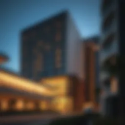 Stunning architectural view of Safeer Residences 3 showcasing its modern design.