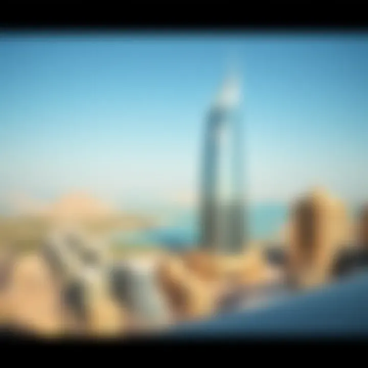 Panoramic perspective highlighting Sahab Al Emarat Tower's surroundings and real estate appeal