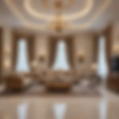 Luxurious Interiors of Sharjah Tower Al Nahda Apartments Interior design of a luxurious apartment in Sharjah Tower Al Nahda