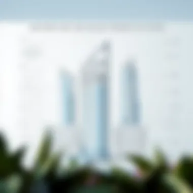 An architectural blueprint of the Silver Tower Cluster highlighting its innovative features