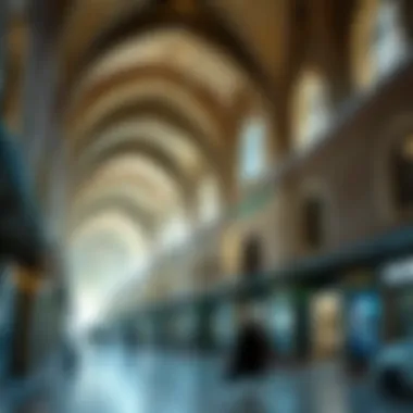 A stunning view of Souk Al Kabeer showcasing its intricate architectural details