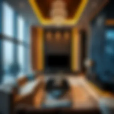 Luxurious interior of a unit in Starz by Danube Tower