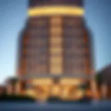 Stunning exterior view of Sulafa Tower showcasing modern architecture