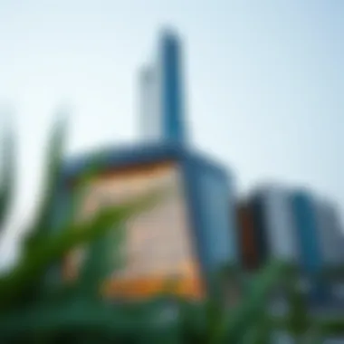 Sustainability Features of Al Safa Tower Exterior view highlighting the sustainability features of Al Safa Tower