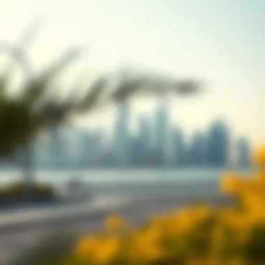 City skyline of Abu Dhabi