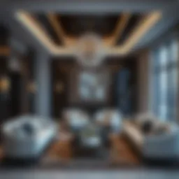 Elegant interior design of a بنت هاوس showcasing luxury