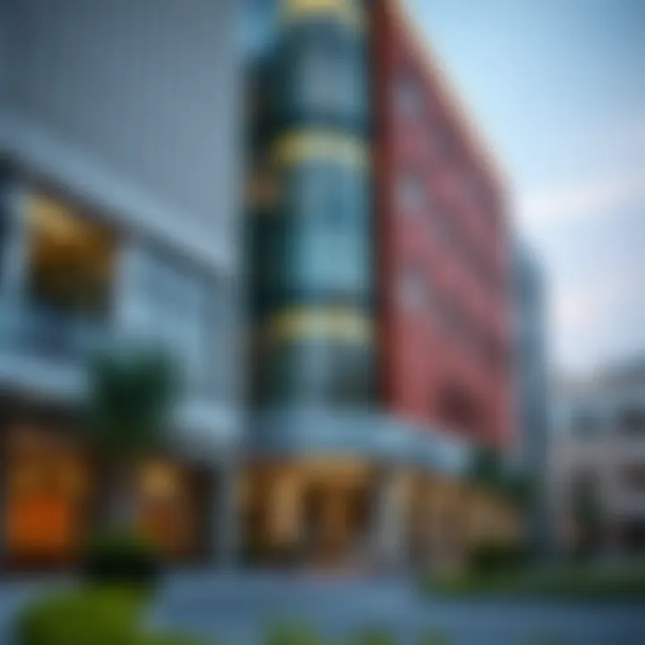 Commercial spaces highlighting business opportunities in Jumeirah Village Circle