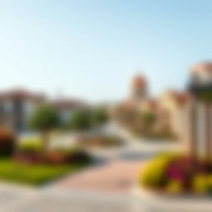 Vibrant community features in Jumeirah Village Circle including parks and recreational areas