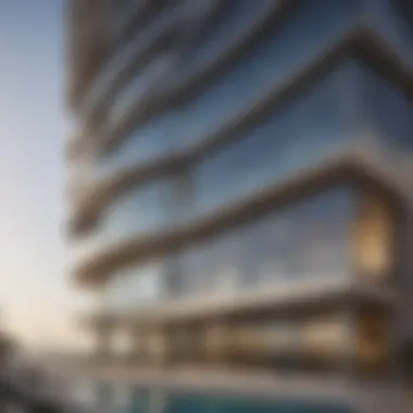 Contemporary Architecture of a Dubai Penthouse Modern architecture of a penthouse building in Dubai