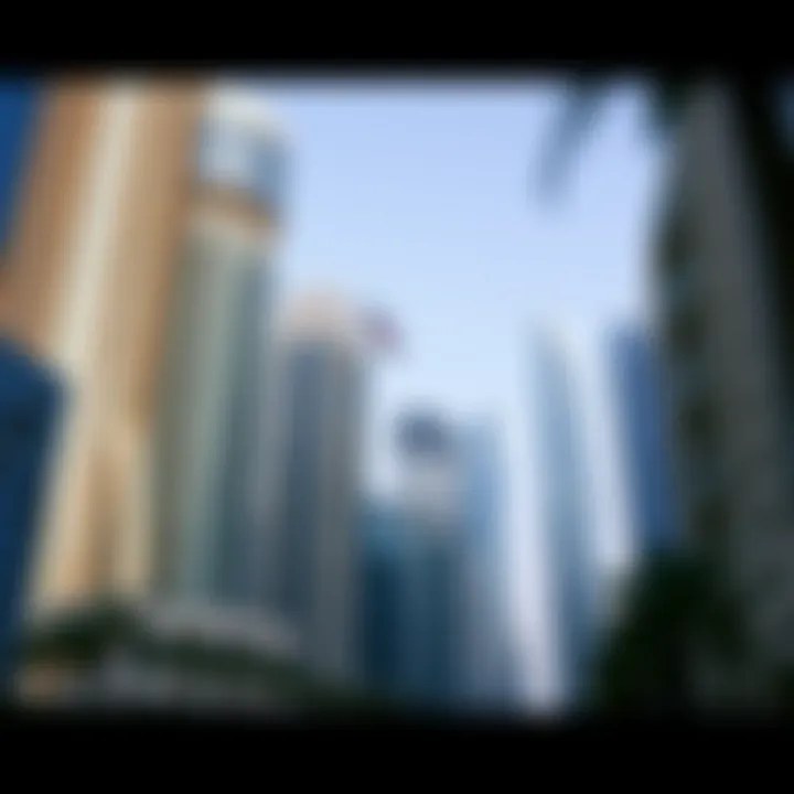 Modern urban developments in Dubai and Sharjah