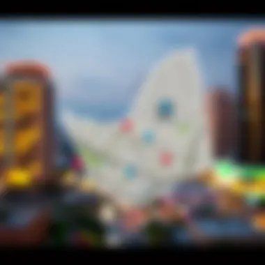 Neighborhood Map of Al Manal Map highlighting key neighborhoods and amenities surrounding Al Manal market