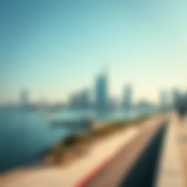 Sharjah Corniche with stunning waterfront views