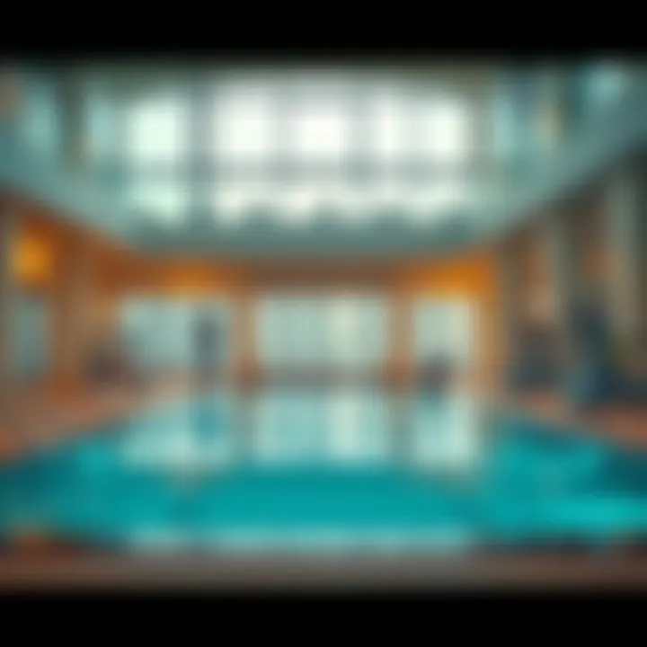 Luxury Amenities for Modern Living Amenities showcased at Movenpick Hotel Apartment including swimming pool and fitness center