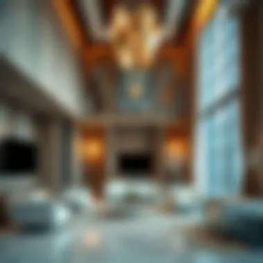 Interior space of Rawan Tower demonstrating luxury and functionality