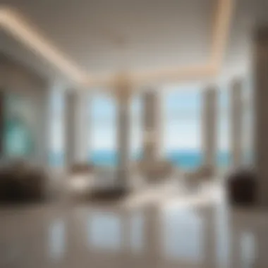 Luxury Interior of Reef Tower Interior design showcasing luxury elements in Reef Tower
