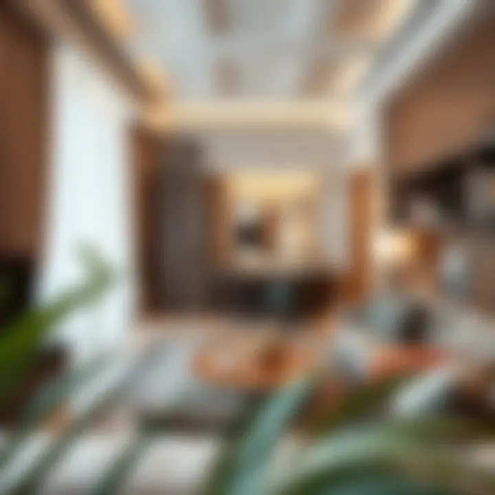 Cozy apartment interior with stylish decor