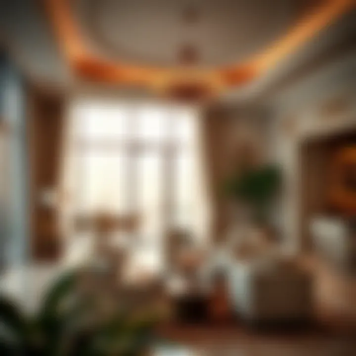 Elegant interior design showcasing opulence