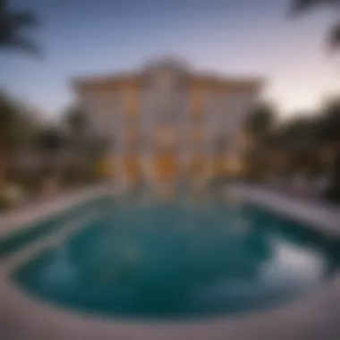 Exquisite Amenities at Westwood Grande Luxurious amenities offered at Westwood Grande including a swimming pool and spa