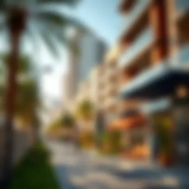 Vibrant community surroundings of Windsor Manor Tower, showcasing local amenities