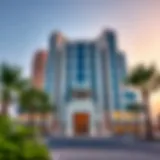 Stunning exterior view of Windsor Manor Tower showcasing its architectural design