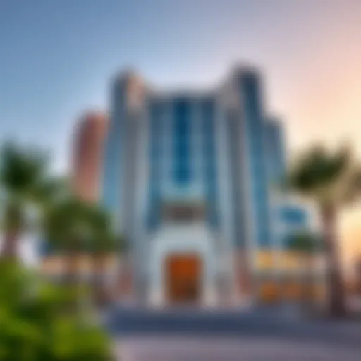 Stunning exterior view of Windsor Manor Tower showcasing its architectural design