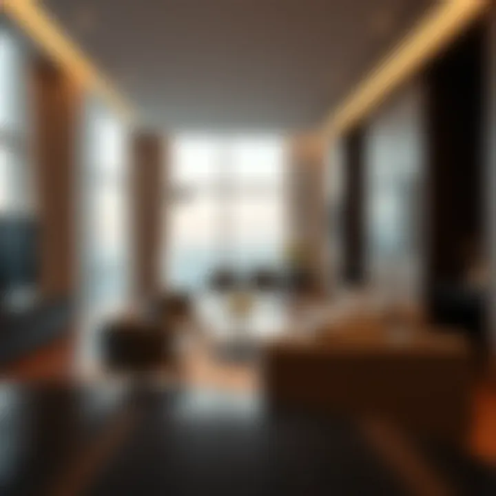 Luxurious interior amenities of Windsor Manor Tower highlighting modern design