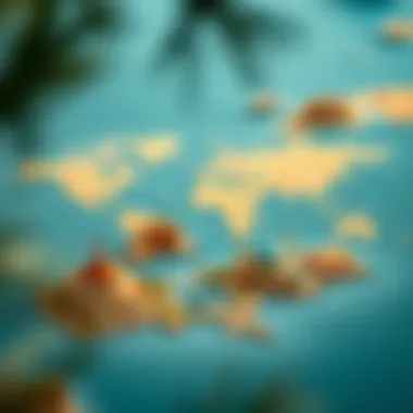 Map of World Island Project Map of the World Island project, detailing its layout and individual islands