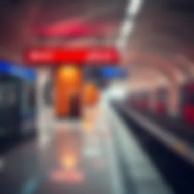 Accessibility features of Expo 2020 Metro Station