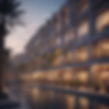 Modern Aesthetics of Farzi City Walk Architectural design of Farzi City Walk showcasing modern aesthetics