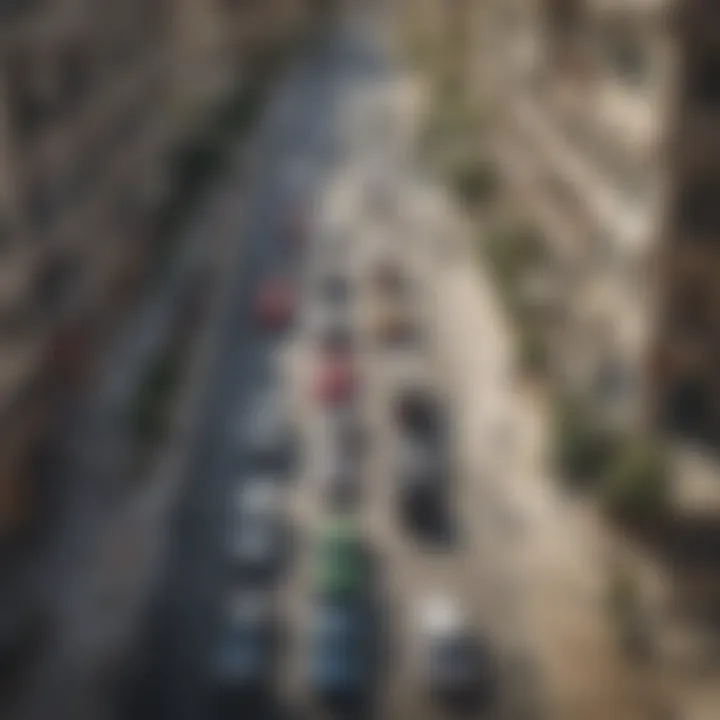 Infographic depicting the impact of parking regulations on urban mobility
