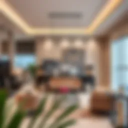 Elegant furniture display showcasing modern designs at Mirdif City Center