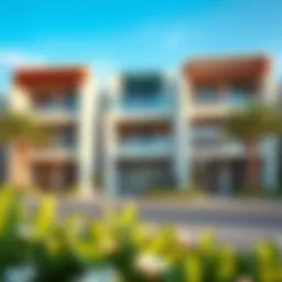 Architectural marvel of Gate Village 4 showcasing modern design