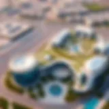 Aerial View of Genesis Dubai Science Park Aerial view of Genesis Dubai Science Park showcasing its modern architecture and design