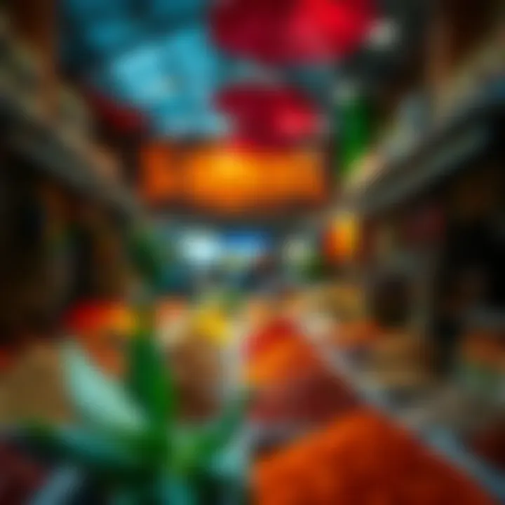 Global Spices Market A vibrant market showcasing spices from around the world