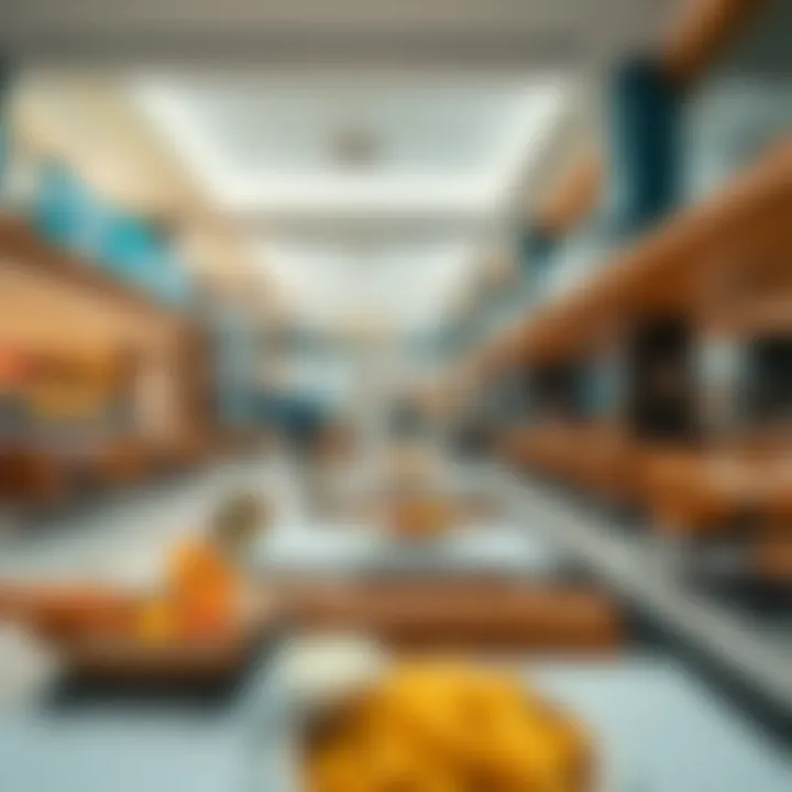 Diverse dining options available within the mall