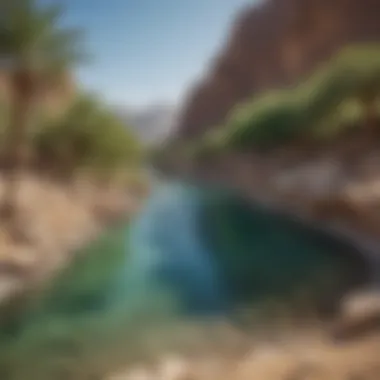 Tranquil waters reflecting the beauty of Hatta Wadi Hub