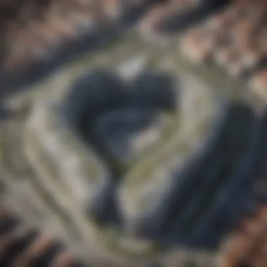Innovative Architecture of the Heart of Europe Aerial view of the Heart of Europe project showcasing innovative architecture