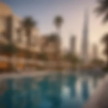 Living the High Life in Dubai Luxurious lifestyle in Dubai depicted through leisure activities
