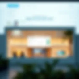 Visual representation of DEWA online application portal